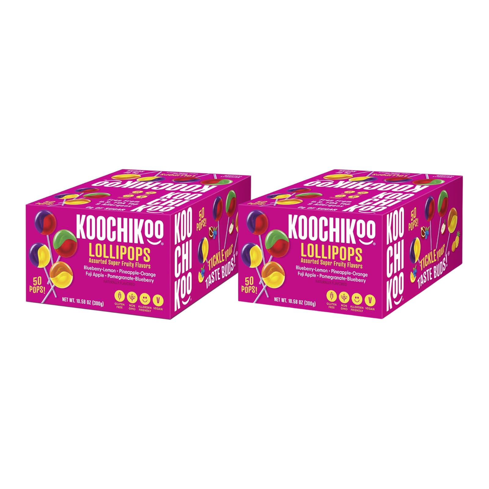 Amazon.com : Koochikoo Sugar Free Lollipops Variety Box, Assorted